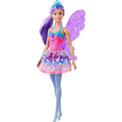 Barbie Barbie Pop Dreamtopia Fee Paars Haar en Vleugels