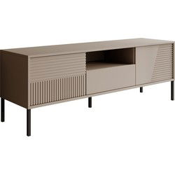 Meubella - TV-Meubel Davey - Beige - 155 cm