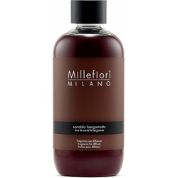 Millefiori Navulling voor geurstokjes 250ml Sandalo Bergamotto