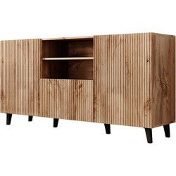Meubella - Dressoir Vintar - Eiken - 150 cm