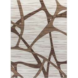 Modern Scandinavisch Tapijt YOLANDA - Bruin - 160x213 cm