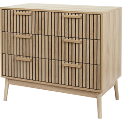 MISOU Klaus Commode - Met Lades - Opbergkast op Poten - Wandkastje - Opbergruimte Hal - Kast - Sidetable - Hout