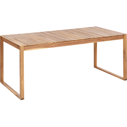 Beliani SASSARI II - Eettafel-Lichte houtkleur-FSC® gecertificeerd acaciahout