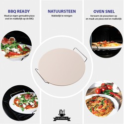 Krumble Pizzasteen - 30.5 cm