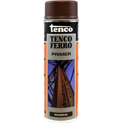 Ferro primer roodbruin 0,5l spray verf/beits - tenco