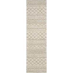 Safavieh Shaggy Indoor Woven Area Rug, Arizona Shag Collection, ASG741, in Ivory & Beige, 69 X 244 cm