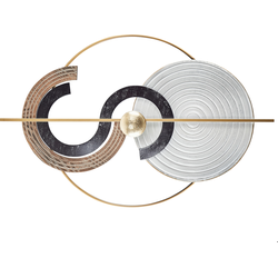 BRAGA - Wanddecoratie - Meerkleurig - IJzer