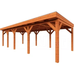 Trendhout douglas overkapping Mensa, 850 x 400 cm