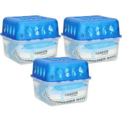 Benson Clean Vochtvanger/vochtopnemer - 3x - 400 ml - 13 x 13 x 12 cm - Vochtopnemers