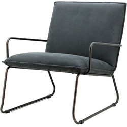 fauteuil delta polyester antraciet 77 x 67 x 78