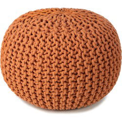 Bundy poef terra Ø40cm H32cm