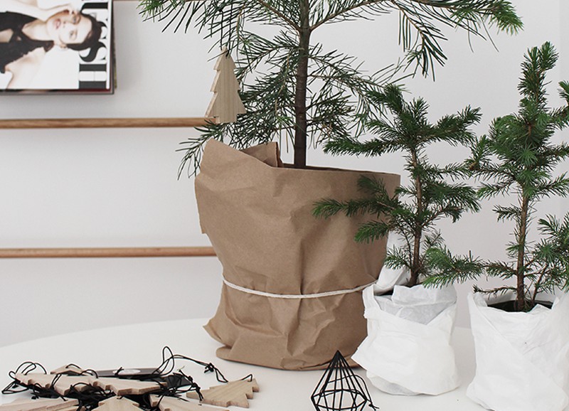 10x de mooiste kerstbomen in minimalistische stijl