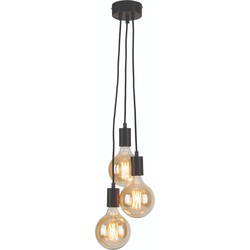 Hanglamp Oslo - Zwart - 20x20x150cm - 3L