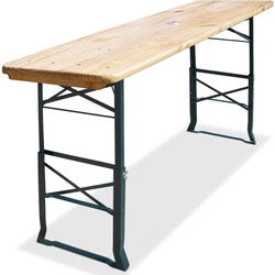 Biertent tafel 170x50x75-105cm in hoogte verstelbaar