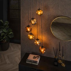 Hoyz Collection - Hanglamp 6L Stellar - Artic Zwart