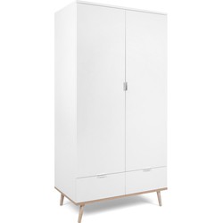 Kast met 2 deuren en 1 lade - H180 cm - Copenhague