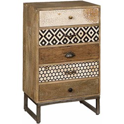 Tower living Drawer (5) Chest - 53x33x89