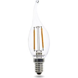 Groenovatie E14 LED Filament Kaarslamp Tip 2W Warm Wit Dimbaar
