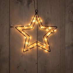 B.O.T. Outdoor Black Star 30X30,5 cm40Led Classic