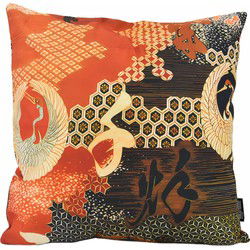 Sierkussen Grua Pajaro #1 | 45 x 45 cm | Katoen/Polyester