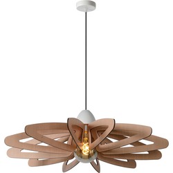 Woodle hanglamp diameter 76 cm 1xE27 wit