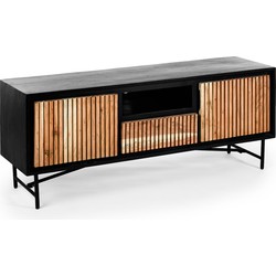 Furntastik Arrentela Tv-meubel, 140 cm, Acacia pure