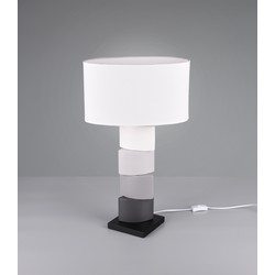 Moderne Tafellamp  Kano - Kunststof - Wit
