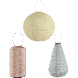 Lumiz Solar tuinverlichting Pastel Set - 3 stuks