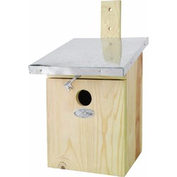 Houten vogelhuisje/nestkastje koolmees 33 cm - Vogelhuisjes