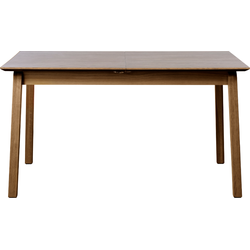 Eettafel Uitschuifbaar - Donkerbruin Eiken - 95x140-200cm - Bari
