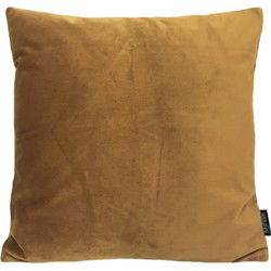 Velvet Goud / Bruin | 45 x 45 cm | Kussenhoes | Polyester
