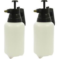 Hoge Drukspuit/plantensproeier - 2x - 1 Liter - Waterverstuiver - Drukspuiten