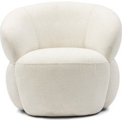 Riviera Maison San Remo Armchair, boucle, simply white
