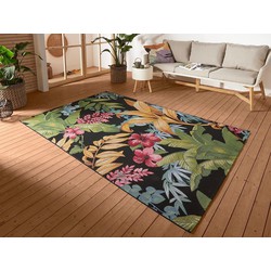 Binnen- En Buitenkleed - Tropical Flowers & Leaves Multicolor - 120 X 180 CM