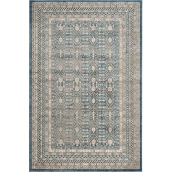Safavieh Traditional Indoor Woven Area Rug, Sofia Collection, SOF376, in Blue & Beige, 201 X 279 cm