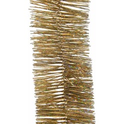 2x Gouden kerstboomslinger 270 cm - Kerstslingers