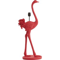 Light & Living - tafellamp - Ostrich - roze - kunststof - dierenlamp - E27 - 1737089