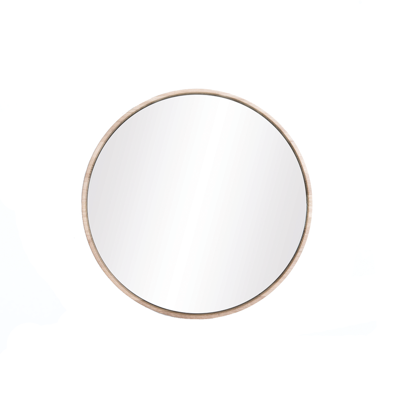 Look Mirror - Ronde wandspiegel - Whitewash - 22 cm - 