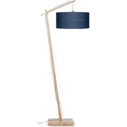 Vloerlamp Andes - Bamboe/Blauw - 72x47x176cm