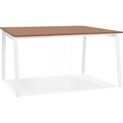 AMADEUS design recht bureau 160x80x745 cm Bruin