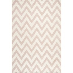 Safavieh Modern Indoor Hand Tufted Area Rug, Cambridge Collection, CAM139, in Light Pink & Ivory, 183 X 274 cm