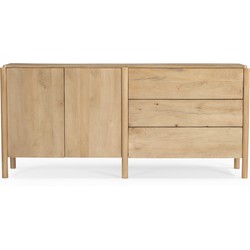 Dressoir Naturel - 2 Deuren Soft Close - 190x40x85cm - Laurie