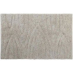 Items Badmat - beige - zacht microfiber - 80 x 50 cm - Badmatjes