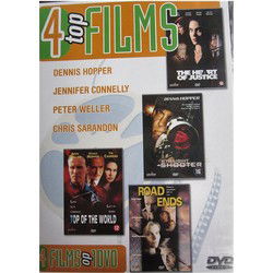 DVD 4 Top Films The Haert Of Justice/Straight Shooter/Top Of The World/Road Ends