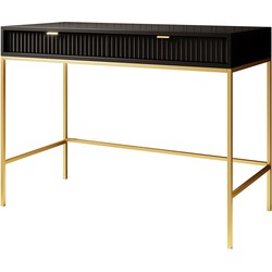 Meubella Kaptafel Navil 2 - Zwart - 104 cm