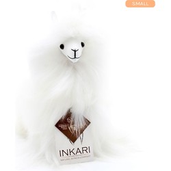 Inkari - Alpaca knuffel Suri ivoor S