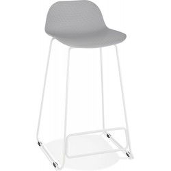 Halfhoge snackkruk BABYLOS 48x53x85 cm Grijs
