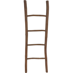 Decoratieve ladder - Antiek Teak - 50x6x150cm - Styling at Home
