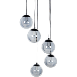 Beliani NOEL - Hanglamp-Zwart-Glas