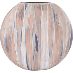 PTMD Bloempot Meriko - 53x22x48 cm - Ijzer - Bruin